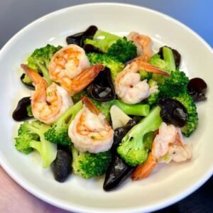 102. Wok-Seared Shrimp and Broccoli / 蚝油西兰花炒虾仁