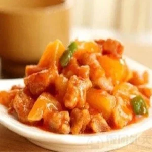 53. Kam Lu Wontons with Assorted Meats & Pineapple (Sweet & Sour) / 锦卤云吞